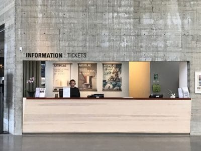 Receptionen på Artipelag