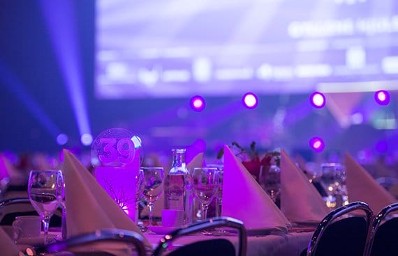 Bordsdukning på Gyllene hjulet i Artipelags Artbox