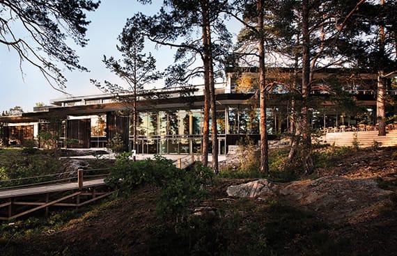 Höstskymning på Artipelag