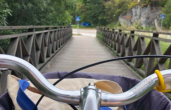 Cykelväg från Slussen