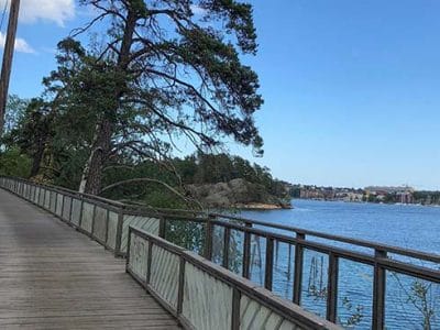 Cykelväg från Slussen