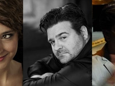 Bildcollage av musiker