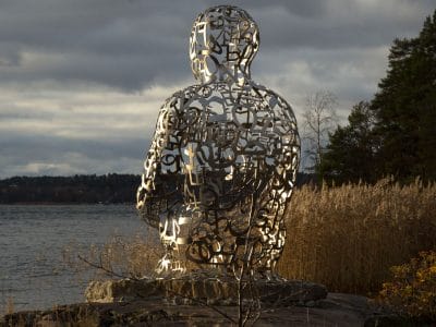 Skulptur i natur på Artipelag