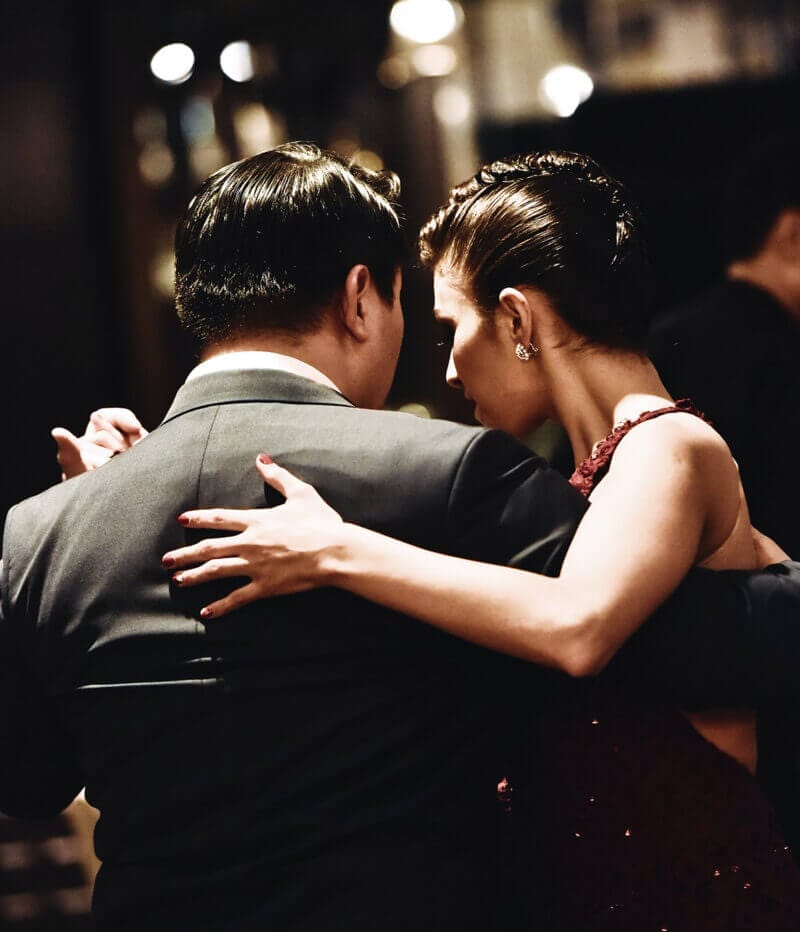 Par som dansar tango