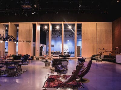 Möblemang i lokalen Artbox