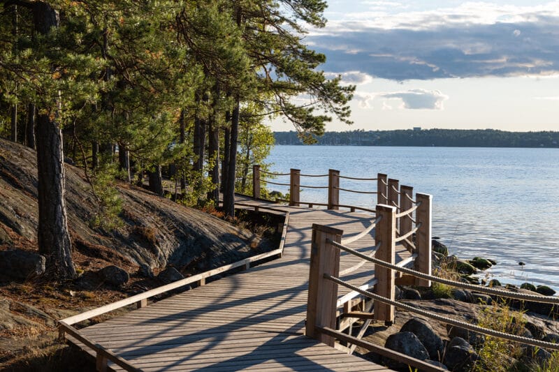 Spången i eftermiddagssol
