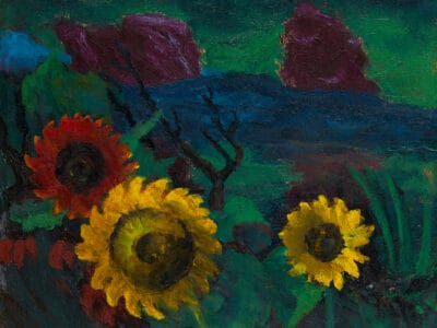 Verk av Emil Nolde som ingår i utställningen I Follow the Sun