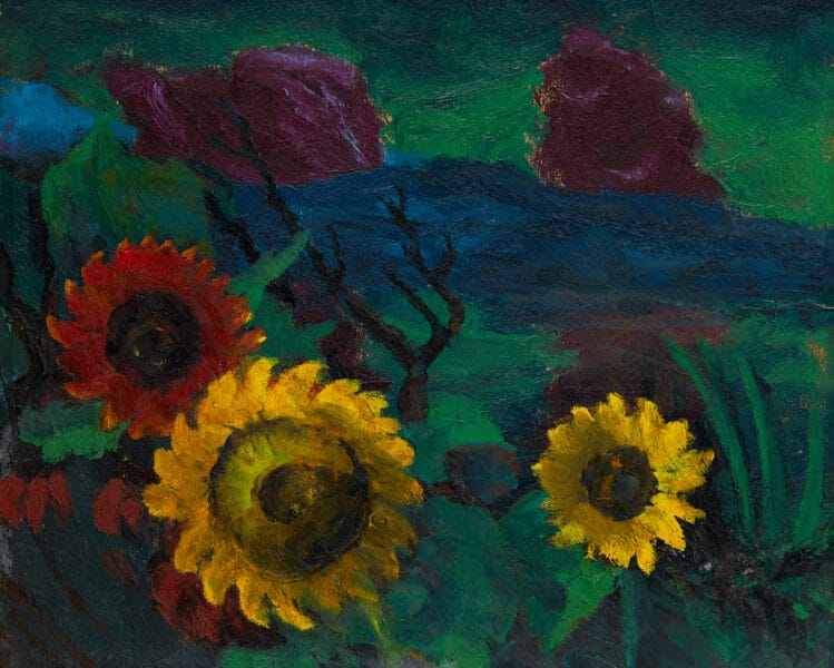 Verk av Emil Nolde som ingår i utställningen I Follow the Sun