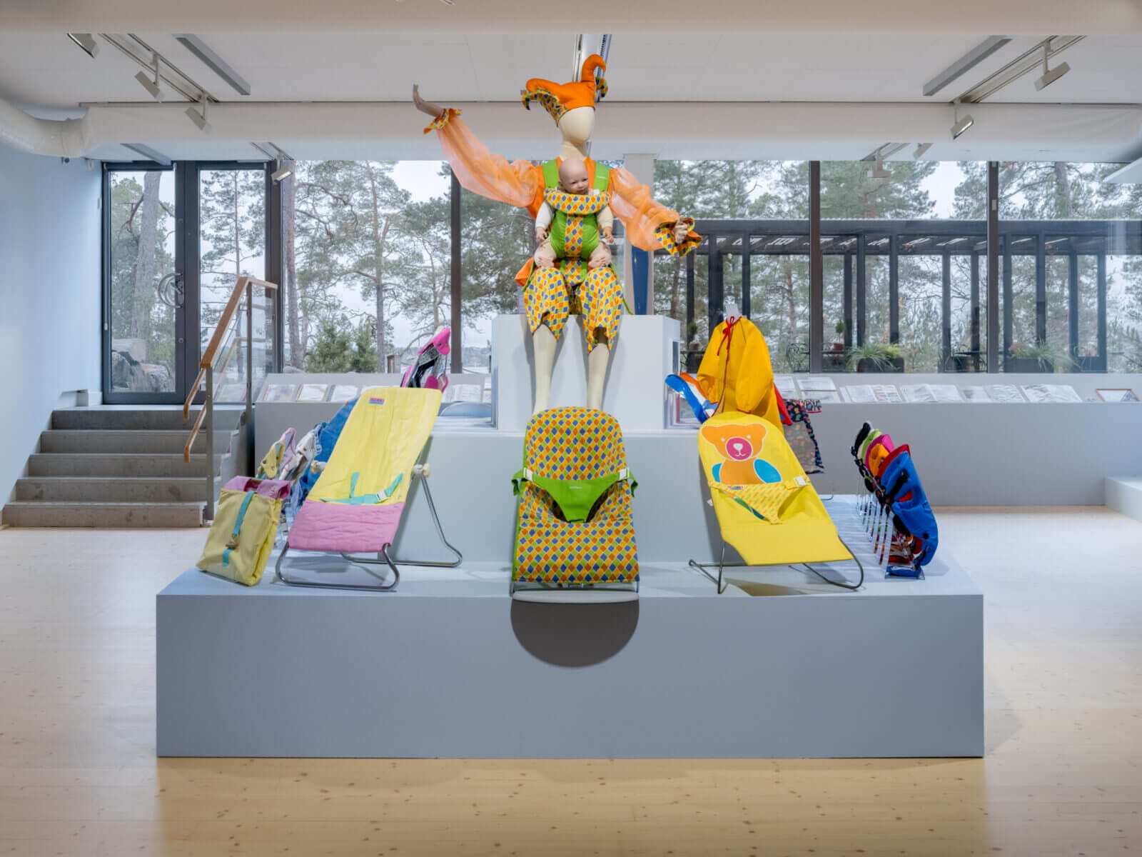 Utställningsvy över utställningen Mitt kreativa liv