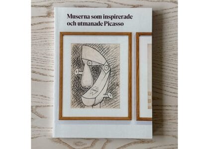 Utställningskatalog för utställningen Muserna som inspirerade och utmanade Picasso.