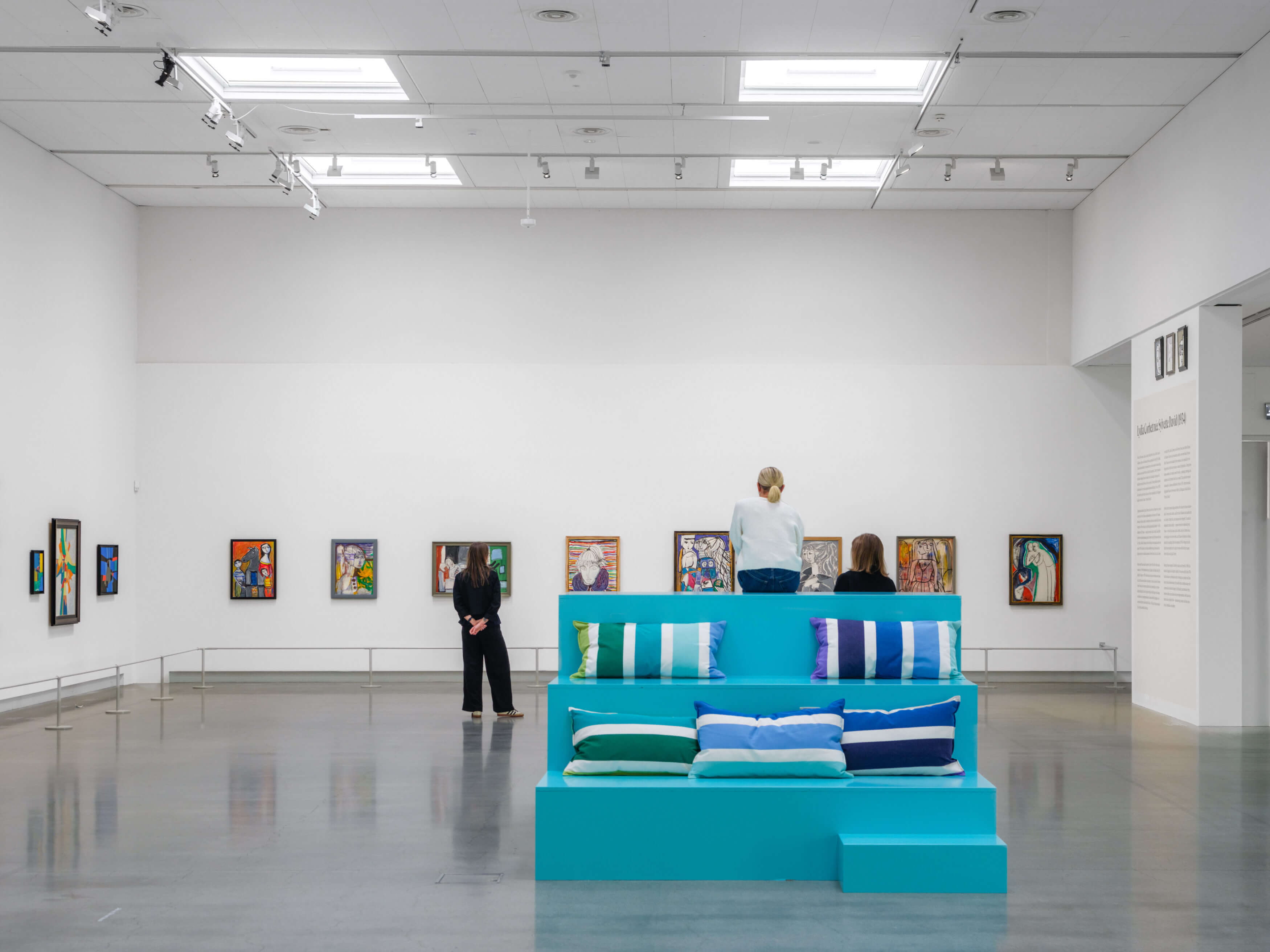 Installation view Muserna, Artipelag. Works: Lydia Corbett, née Sylvette David.