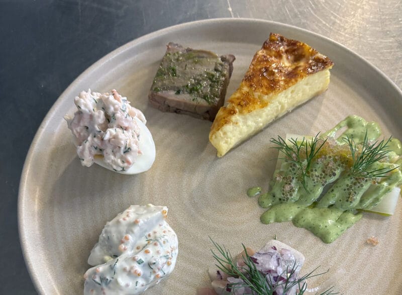 Easter plate at Artipelag.