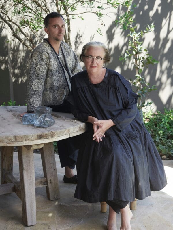 Bild på Lidewij Edelkoort och Philip Fimmano.